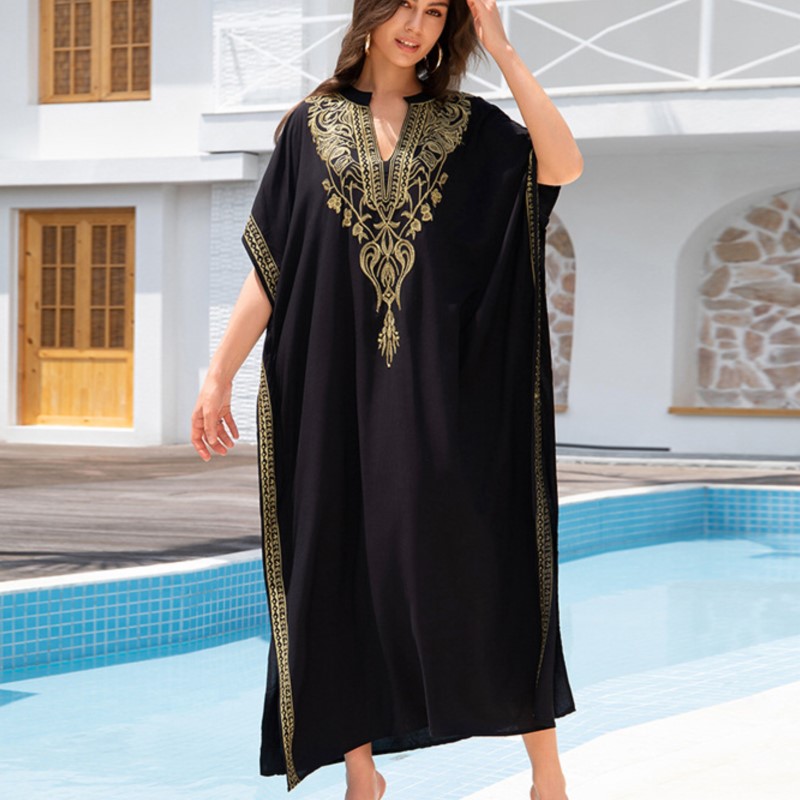 Boho Dress Women's Fashion Cot - Boho Summer Beach Maxi Dress 评论和价格