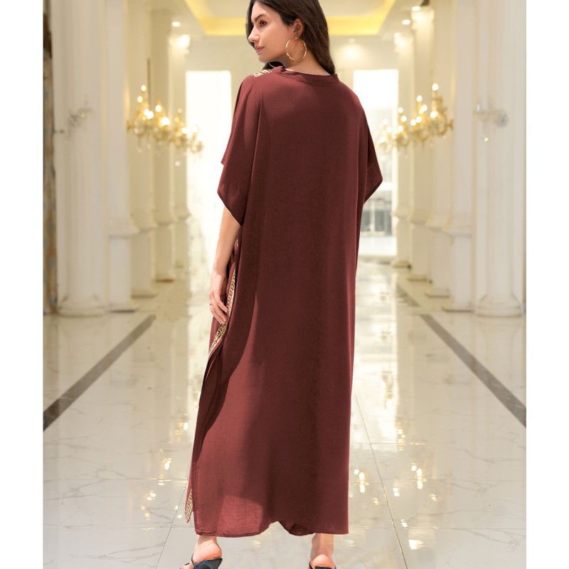 Boho Dress Women's Fashion Cot - Boho Summer Beach Maxi Dress 评论和价格