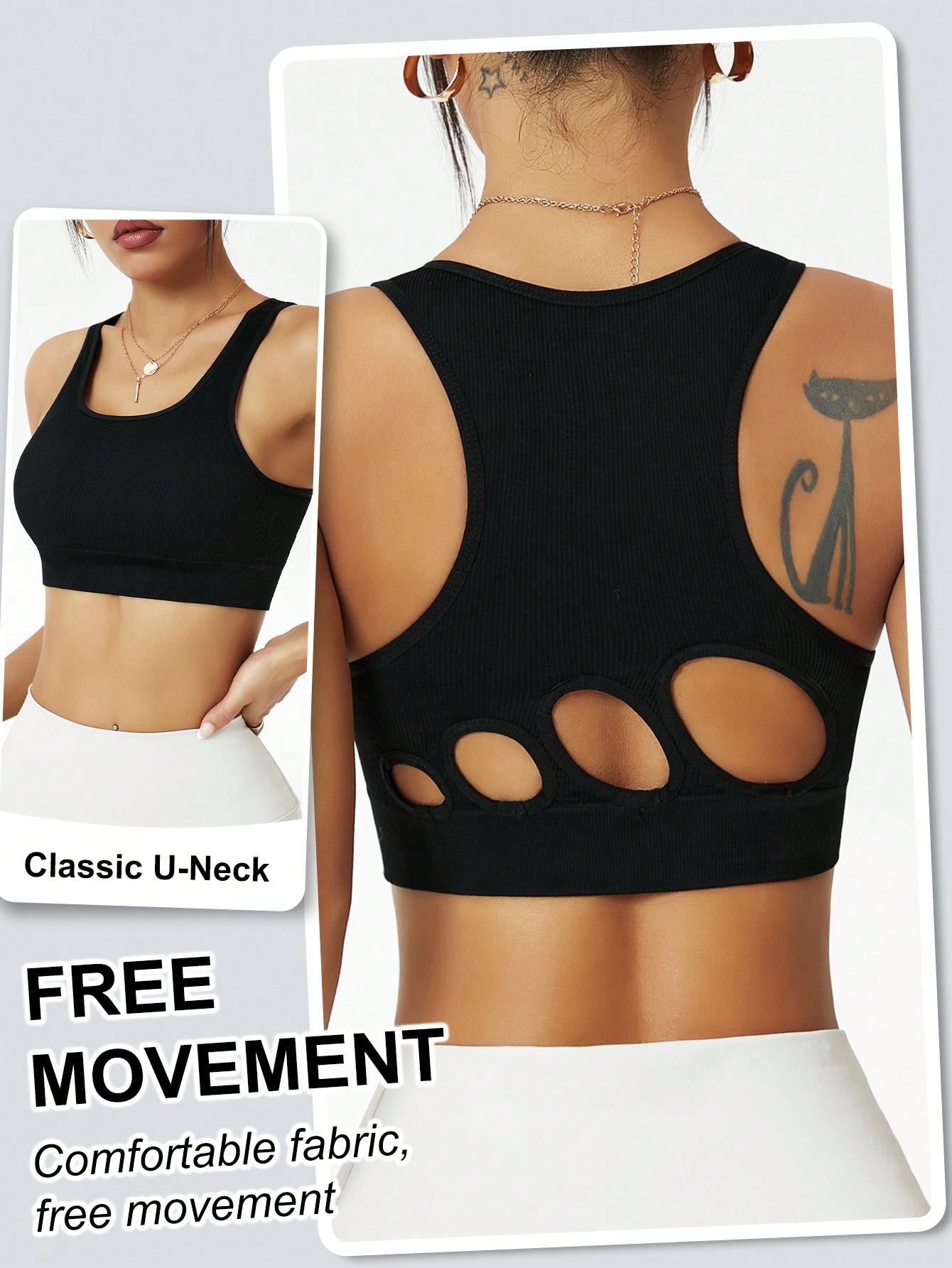 Women Ribbed Seamless Sports B - Seamless Ribbed Workout Tank Top 评论和价格