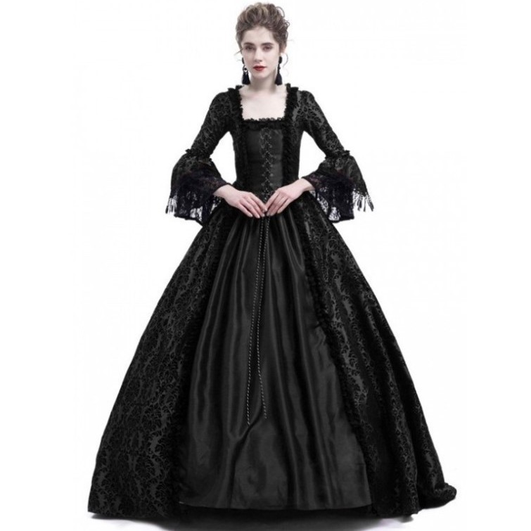 Patchwork Flared Sleeve Dress  - Dresses 评论和价格