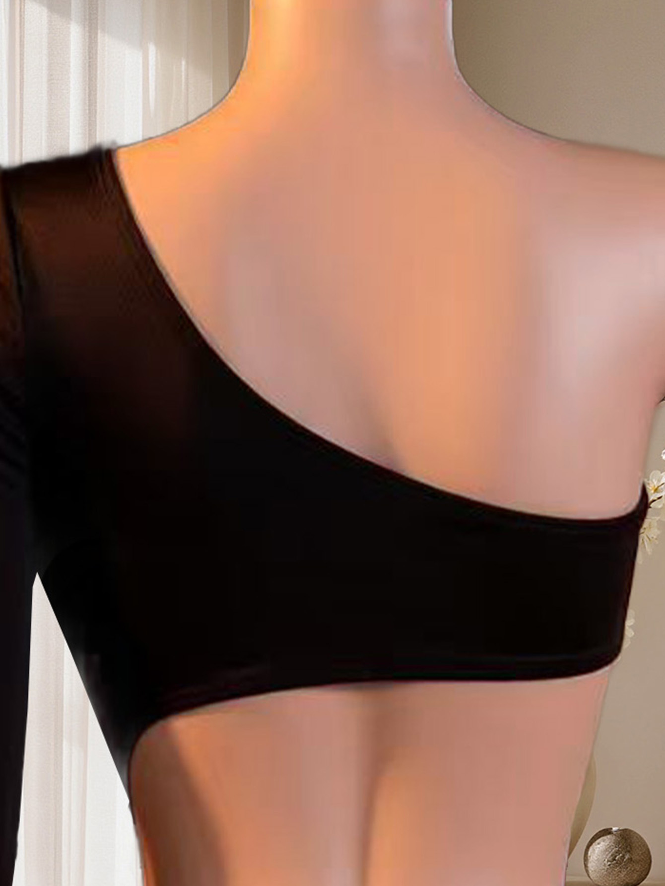 Women One Shoulder Long Sleeve - Lingerie 评论和价格