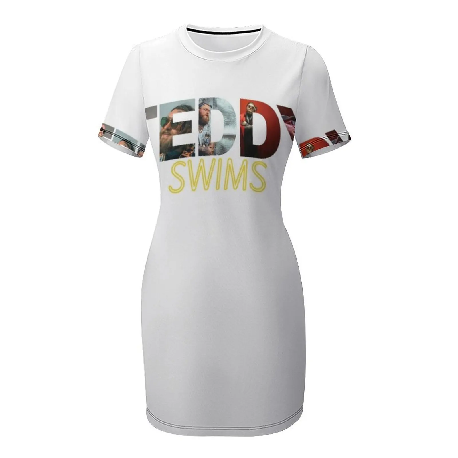 Teddy Swims Essential T Shirt  - Korean Style A Line Shirt Dress 评论和价格