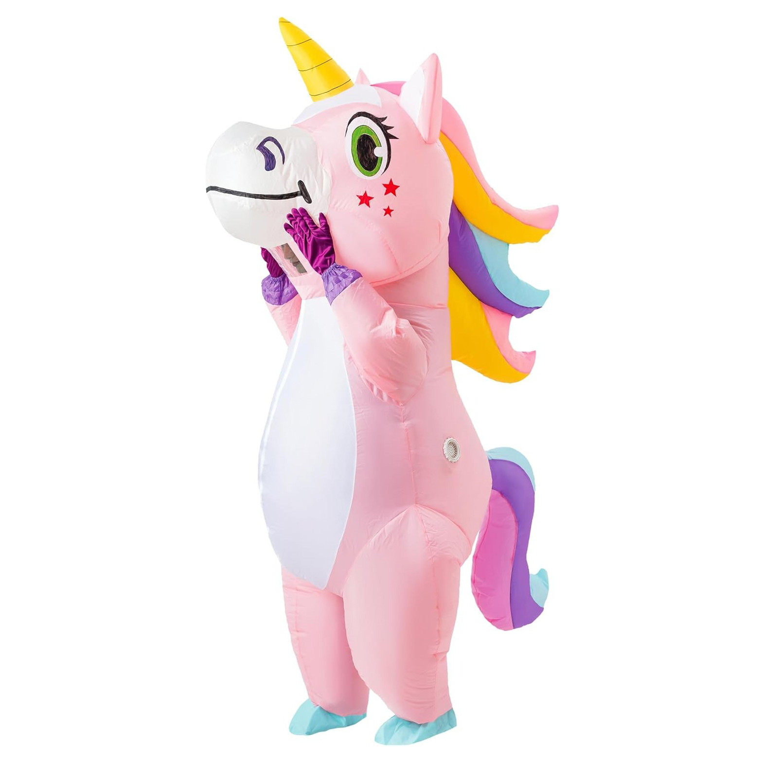 Inflatable Unicorn Costume Adu - Dresses 评论和价格