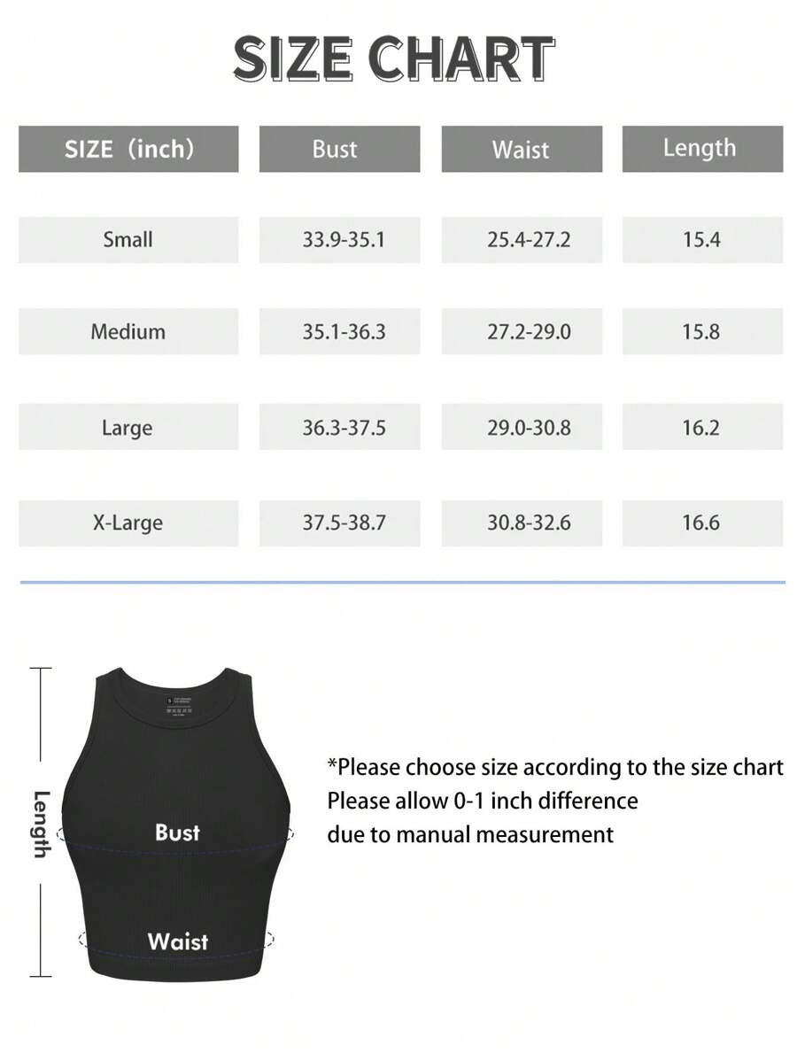 VVX Womens 3 Pack Crop Tank To - Seamless Ribbed Workout Tank Top 评论和价格