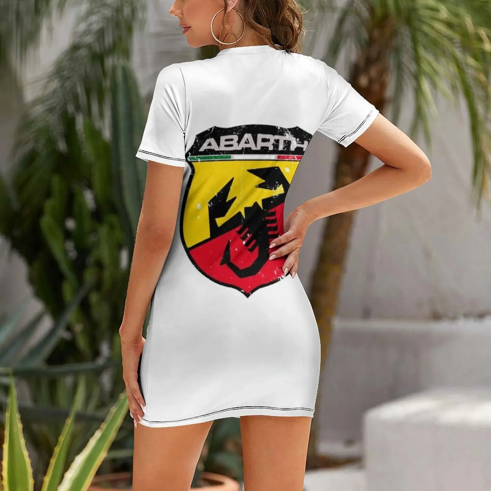 Abarthlogo Classic T-Shirt Sho - Korean Style A Line Shirt Dress 评论和价格