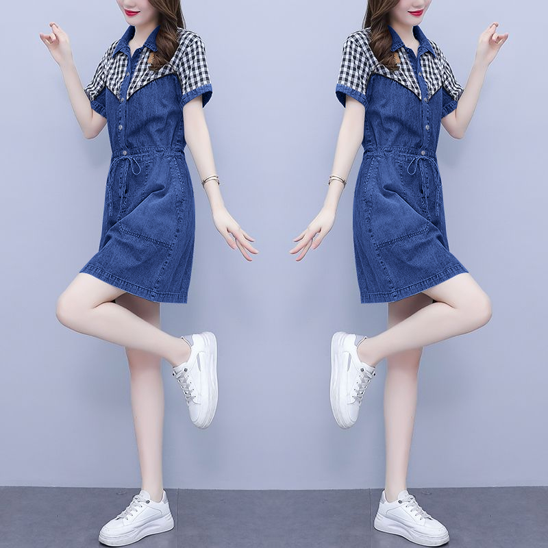 plus Size Women's Fashion Shir - Korean Style A Line Shirt Dress 评论和价格