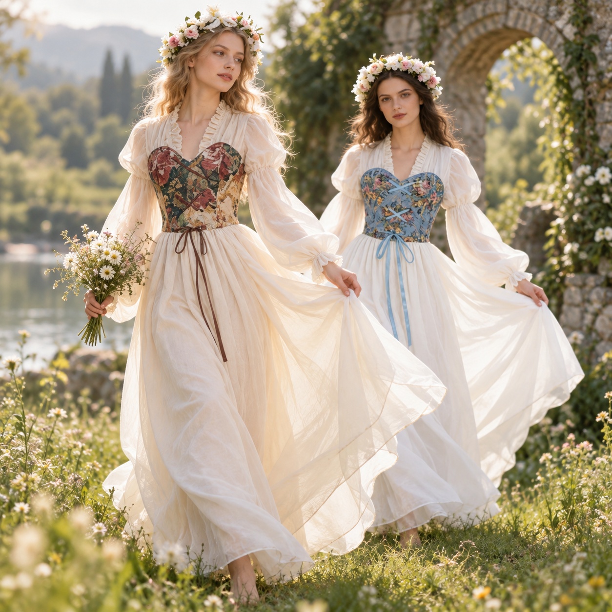 Renaissance Style Corset Waist - Dresses 评论和价格